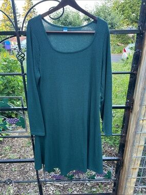 Old Navy | Dresses | Old Navy Ponte Knit Shift Dress Long Sleeve Navy Daisies Size Small